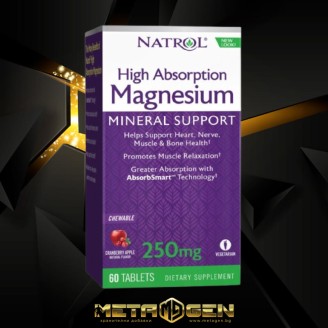Natrol Magnesium High Absorption / 60 таблетки на супер цена Калций, Магнезий, Цинк