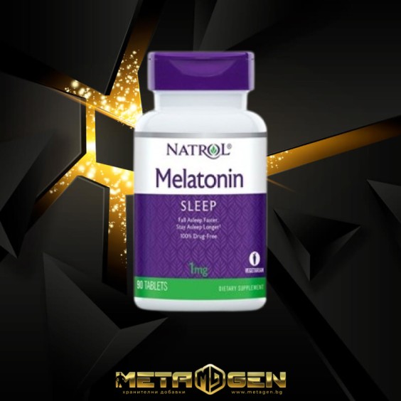 Natrol Melatonin 1 мг / 180 таблетки на изгодни цени Natrol Melatonin 1 мг / 180 таблетки на супер цена Хранителни добавки за сън
