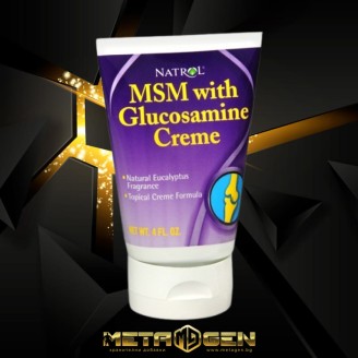 Natrol MSM & Glucosamine Creme 118 мл на супер цена Комплексни форми за стави