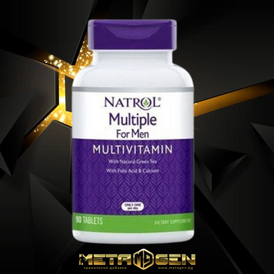 Natrol Multiple For Men Multivitamin / 90 таблетки на изгодни цени Natrol Multiple For Men Multivitamin / 90 таблетки на супер цена Витамини за мъже