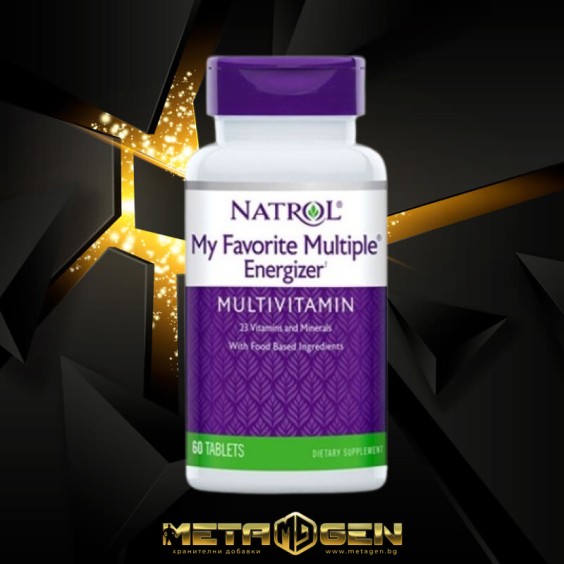 Natrol My Favorite Multiple Energizer / 60 таблетки на изгодни цени Natrol My Favorite Multiple Energizer / 60 таблетки на супер цена Витамини за мъже