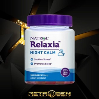 Natrol Relaxia Night Calm 50 дъвчащи таблетки на супер цена Хранителни добавки за сън