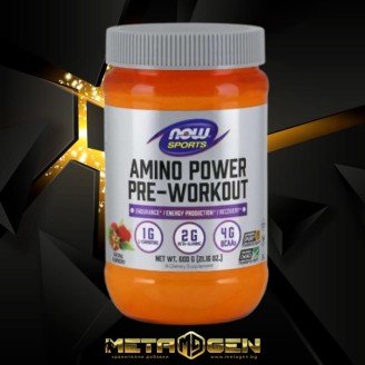 NOW Amino Power Pre-workout - 600 гр на супер цена Комплексни аминокиселини
