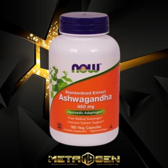 NOW Ashwagandha Extract 450 мг / 180 капсули на супер цена Адаптогени, Ашваганда