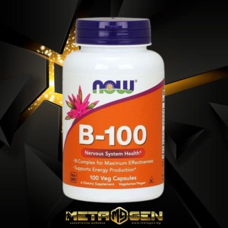 NOW B-100 COMPLEX - 100 КАПСУЛИ NOW B-100 COMPLEX - 100 КАПСУЛИ на супер цена Витамин B