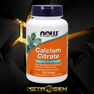 NOW Calcium Citrate with Minerals & Vitamin D-2 / 100 tab на супер цена Калций, Магнезий, Цинк