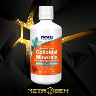 NOW Colloidal Minerals / Fulvic Acid Trace Minerals - Raspberry Flavor 946 мл на супер цена Минерали