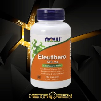 NOW Eleuthero - 500 mg - 100 caps на супер цена Адаптогени, Ашваганда