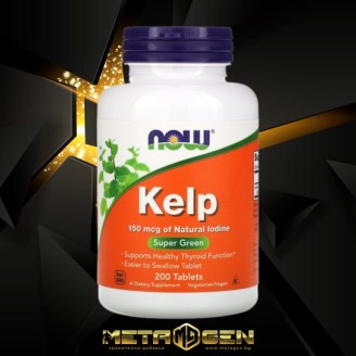 NOW Kelp 150mcg. / 200 Tabs. на супер цена Имуностимулатори