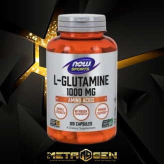 NOW L-Glutamine 1000mg / 120 Caps - Глутамин на супер цена Глутамин 