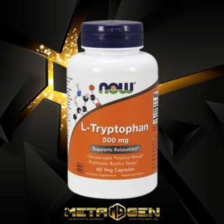 NOW L-Tryptophan 500 mg / 60 Caps на супер цена Хранителни добавки за сън