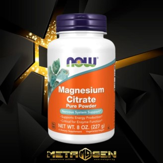NOW Magnesium Citrate 227 гр на супер цена Калций, Магнезий, Цинк