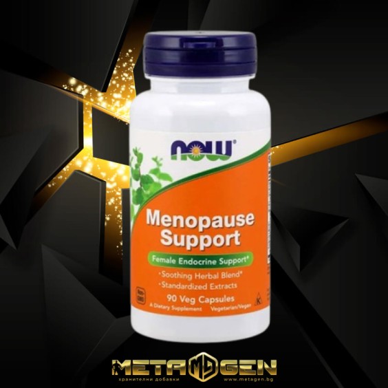 NOW Menopause Support / 90 Caps на супер цена Добавки на растителна и билкова основа