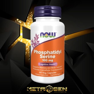 NOW PHOSPHATIDYL SERINE 100 MG - 60 VCAPSULES на супер цена Добавки на растителна и билкова основа