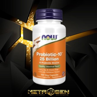 NOW Probiotic-10 - 25 BILLION - 100 капсули на супер цена Пробиотици