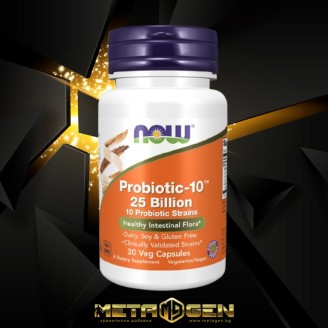 NOW Probiotic-10 25 Billion 30 капсули на супер цена Пробиотици