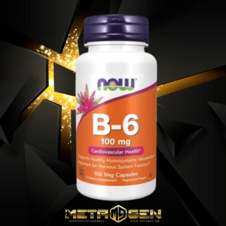 NOW VITAMIN B-6 (PYRIDOXINE) 50 МГ - 100 ТАБЛЕТКИ на супер цена Витамин B