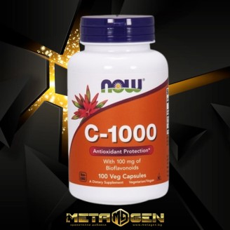 NOW Vitamin C-1000 / with 100 мг Bioflavonoids / 100 капсули на супер цена Витамин C