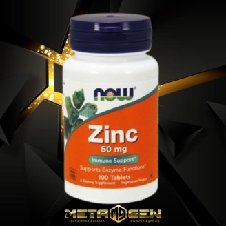 NOW Zinc Gluconate 50 мг / 100 таблетки на супер цена Калций, Магнезий, Цинк
