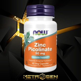 NOW Zinc Picolinate 50 мг / 60 капсули на супер цена Калций, Магнезий, Цинк