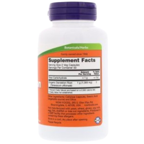 NOW Dandelion Root 500mg - 100 caps на изгодни цени NOW Dandelion Root 500mg - 100 caps на супер цена Имуностимулатори