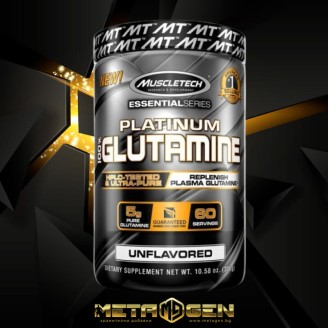 Muscletech Platinum Glutamine 300 гр на супер цена Глутамин 