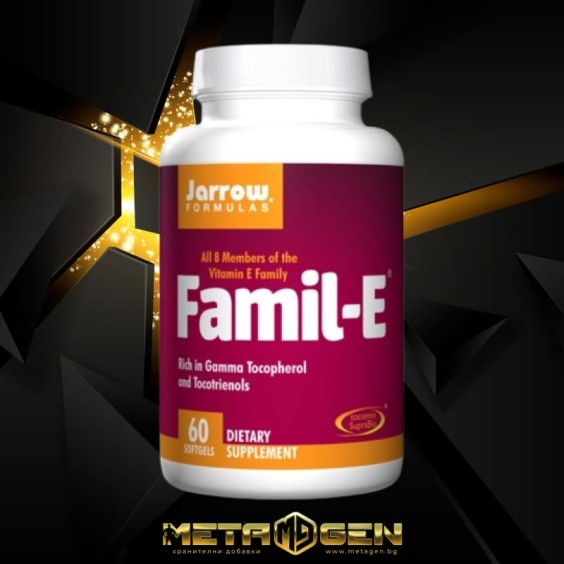 Jarrow Formulas Famil-E® – Е комплекс 60 капс. на изгодни цени Jarrow Formulas Famil-E® – Е комплекс 60 капс. на супер цена Сърдечно здраве