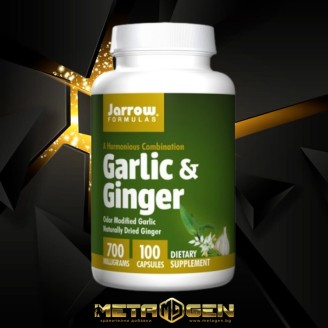 Jarrow Formulas Garlic & Ginger 100 капс. / 700 мг на супер цена Сърдечно здраве