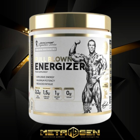 Kevin Levrone Gold Line / Full Blown Energizer Pre-Workout 270 гр на изгодни цени Kevin Levrone Gold Line / Full Blown Energizer Pre-Workout 270 гр на супер цена Азотни бустери / напомпващи