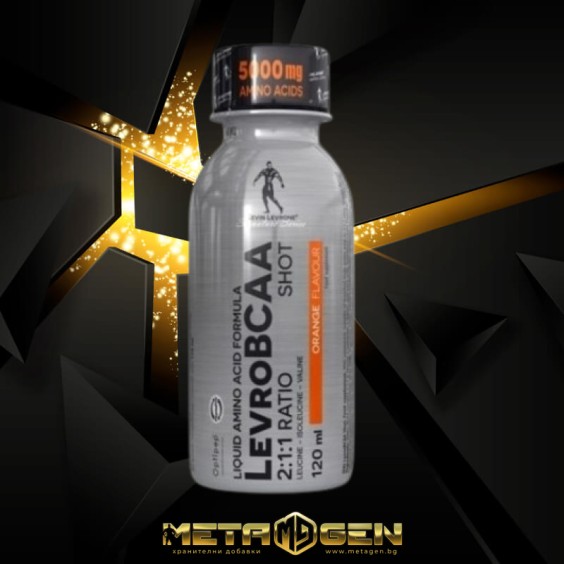 Kevin Levrone LevroBCAA Shot / 5000 mg BCAA with Zero Sugar - 24x120 ml на изгодни цени Kevin Levrone LevroBCAA Shot / 5000 mg BCAA with Zero Sugar - 24x120 ml на супер цена BCAA