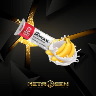 BORN WINNER Boost High Protein 31% Banana Milk Shake 55 гр на супер цена Протеинови барове