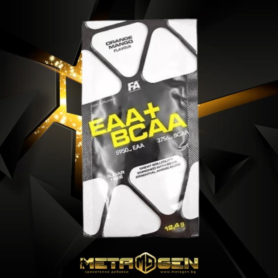 FA Nutrition EAA + BCAA Sample 12.4 гр на изгодни цени FA Nutrition EAA + BCAA Sample 12.4 гр на супер цена BCAA