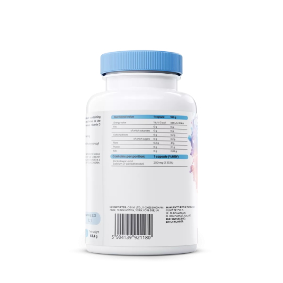 Osavi Vitamin B5 Pantothenic Acid 200 mg 180 caps на изгодни цени Osavi Vitamin B5 Pantothenic Acid 200 mg 180 caps на супер цена Витамин B