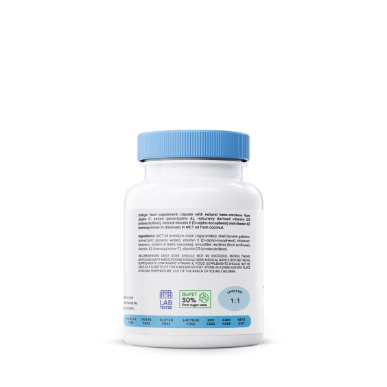 Osavi ADEK Vitamins | A + D + E + K | with Quali-D® 60 гел капсули на супер цена Витамини от А до Я