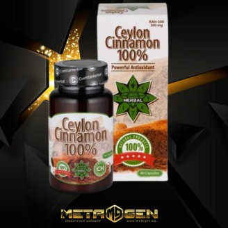 Cvetita Herbal 100% Цейлонска Канела - 80 капсули на супер цена Добавки на растителна и билкова основа