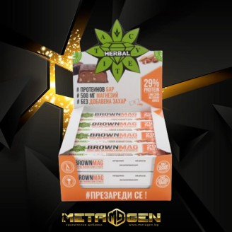 Cvetita Herbal BrownMag Bar Almond / 12x60 гр на супер цена Барове с малко захар