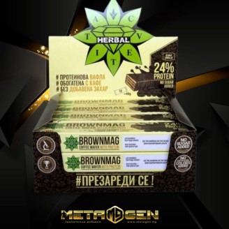 Cvetita Herbal BrownMag Bar Coffee / 12x40 гр на супер цена Протеинови барове