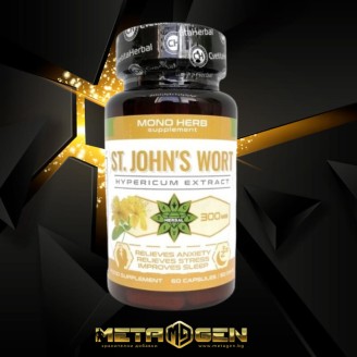 Cvetita Herbal St. John's Wort - Екстракт от Жълт кантарион 60 капсули х 300 мг на супер цена Добавки на растителна и билкова основа
