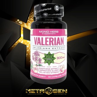 Cvetita Herbal Valerian - Екстракт от Валериана - 60 капсули х 300 мг на супер цена Добавки на растителна и билкова основа