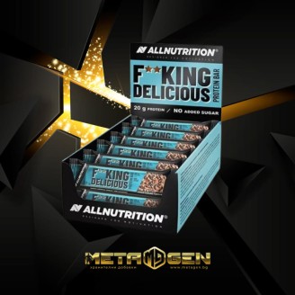 Allnutrition F**King Delicious Protein Bar Box / 15 x 55 гр на супер цена Барове с малко захар