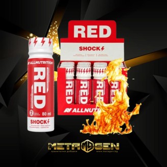 Allnutrition Red Shock 12х80 мл на супер цена Азотни бустери / напомпващи