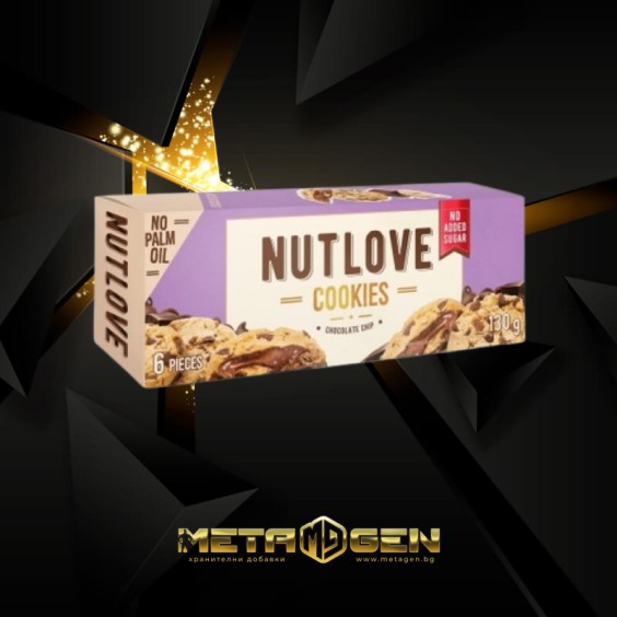 ALLNUTRITION NutLove Cookie - Chocolate Chip - Диетичен Десерт на изгодни цени ALLNUTRITION NutLove Cookie - Chocolate Chip - Диетичен Десерт на супер цена Барове с малко захар