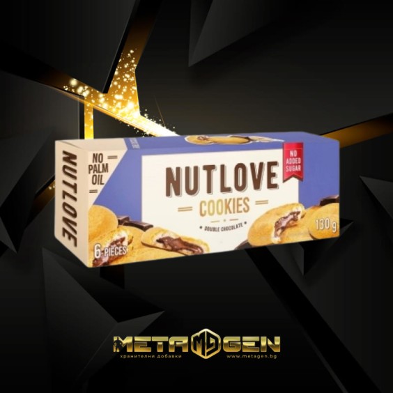 ALLNUTRITION NutLove Cookie - Double Chocolate - Диетичен Десерт - 128 gr на изгодни цени ALLNUTRITION NutLove Cookie - Double Chocolate - Диетичен Десерт - 128 gr на супер цена Барове с малко захар