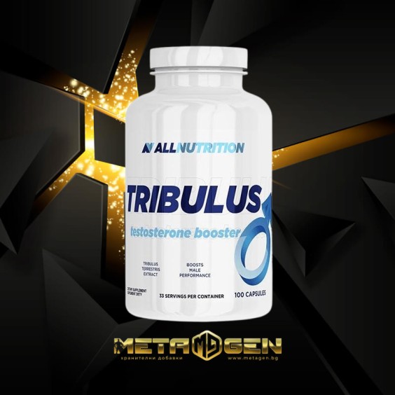 Allnutrition Tribulus Testosterone Booster 100 капсули на супер цена Трибулус Терестрис / Бабини зъби