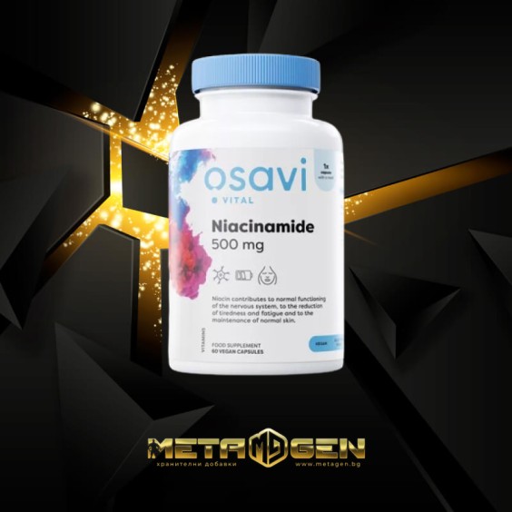 OSAVI Niacinamide 500 mg 60 vcaps на изгодни цени OSAVI Niacinamide 500 mg 60 vcaps на супер цена Витамин B