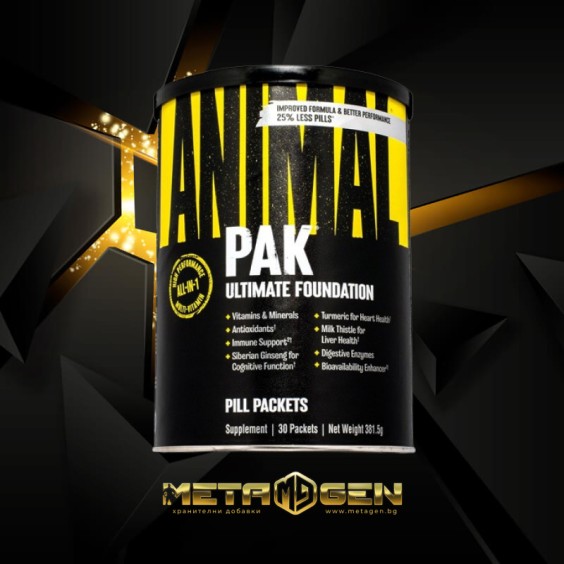 UNIVERSAL ANIMAL Animal Pak 30 Packs на супер цена Витамини за мъже