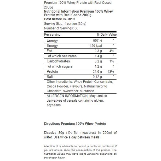 ActivLab 100 WHEY PREMIUM BAG - 2000g на изгодни цени ActivLab 100 WHEY PREMIUM BAG - 2000g на супер цена Суроватъчен протеин