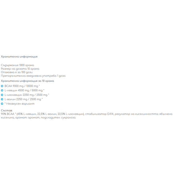 Allnutrition BCAA 2:1:1 PURE 1000 gr на изгодни цени Allnutrition BCAA 2:1:1 PURE 1000 gr на супер цена BCAA