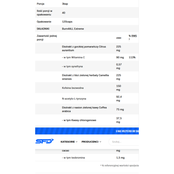 Allnutrition Burn4All Extreme 120 капсули на изгодни цени Allnutrition Burn4All Extreme 120 капсули на супер цена Фет бърнъри