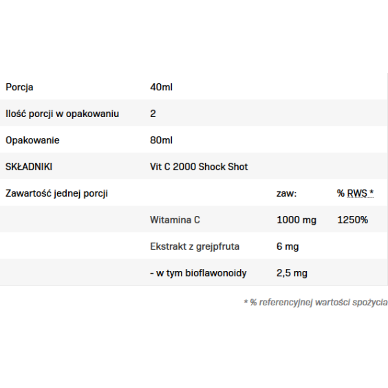 Allnutrition Vitamin C Shock 80 мл на супер цена Витамин C